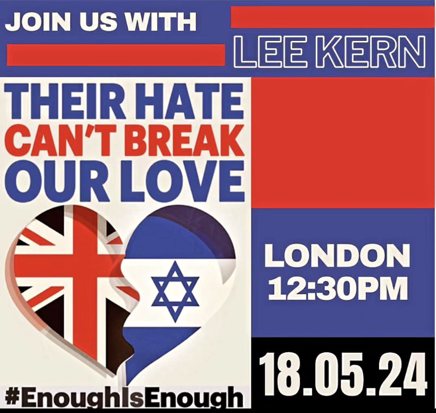 18/5: Details for Enough is Enough Counter-Protest